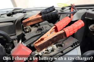 我可以用12V的充電器給6V電池充電嗎？