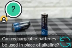充電電池可以代替堿性電池使用嗎？
