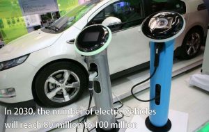 2030年，電動汽車的數(shù)量將從8000萬輛增加到1億輛
