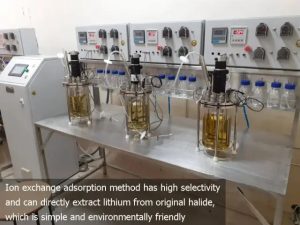 離子交換吸附法具有高選擇性，可以直接從原鹵水中提取鋰，簡(jiǎn)單而環(huán)保。