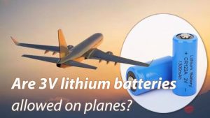 飛機上是否允許使用3V的鋰電池？