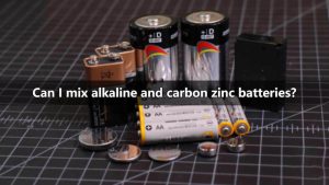 我可以混合使用堿性和碳性電池嗎？