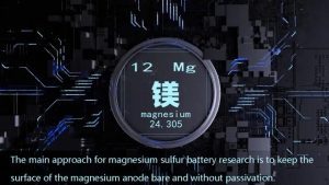 鎂硫電池研究的主要方法是保持鎂陽極表面的光潔和不鈍化。