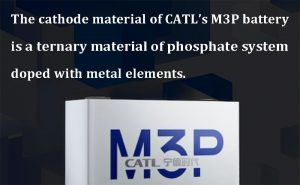 M3P電池的陰極材料是一種摻有金屬元素的磷酸鹽系統(tǒng)的三元材料。
